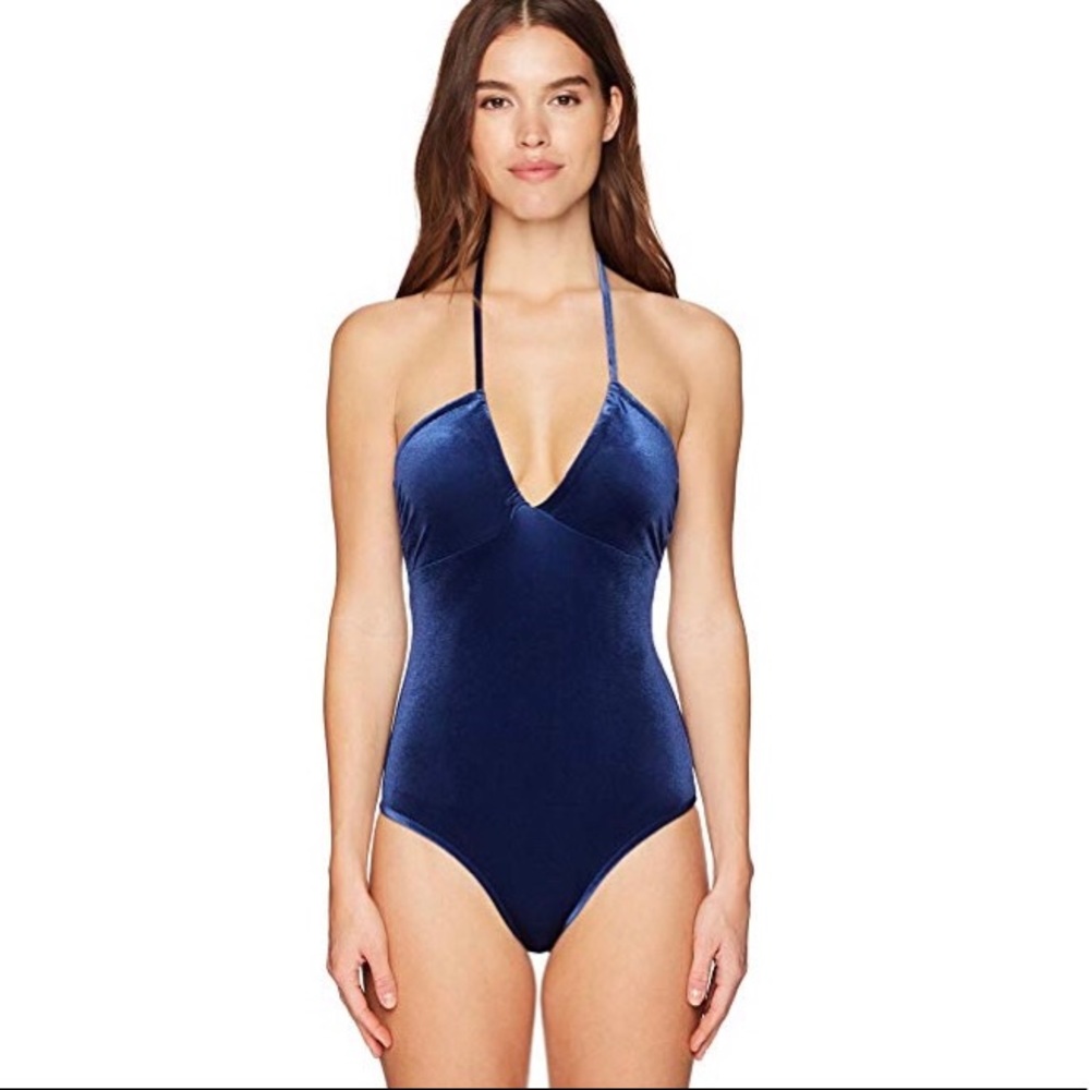 Shoshanna Ocean Velvet One Piece